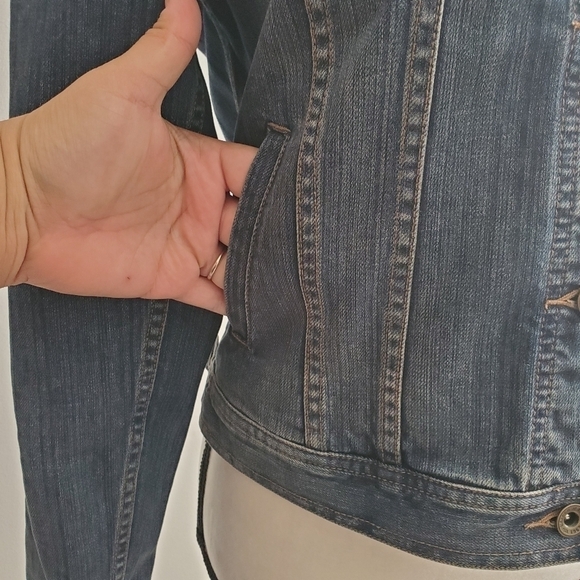 Lauren Jeans Co. Premium Women's Denim Jacket Size Extra Small - Picture 12 of 15